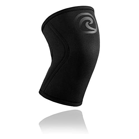 Rehband RX Knee Sleeve 5mm Carbon Knee Sleeve - Black, Large Cover