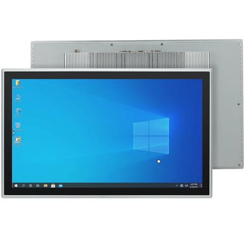 Image of 21.5-Inch Industrial Embedded Panel PC, Ratio 16:9 Multi-Touchscreen-Monitor,Industrial Touch Screen Panel Computer,WiFi & Built-in Speakers,IP65 Front,Win 11 I7 RAM 8G+512G SSD