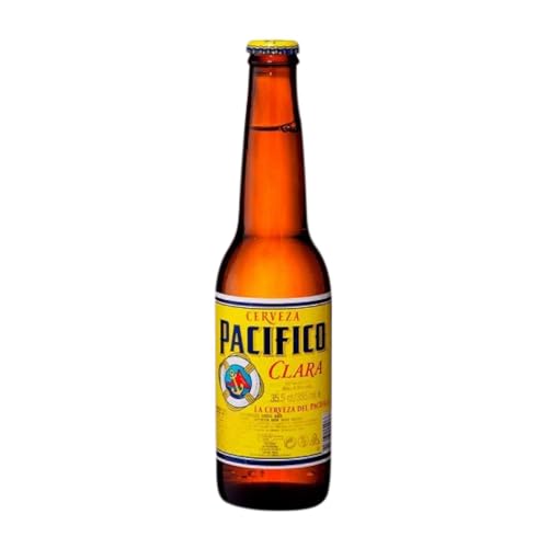 Cerveza Caja de 24 unidades Modelo Corona Pacífico Clara Botellín Tercio 33 cl