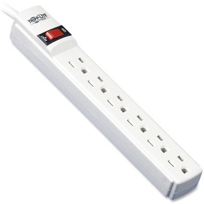(3 Pack Value Bundle) TRPTLP606 TLP606 Surge Suppressor, 6 Outlet, 6ft Cord, 720 Joules