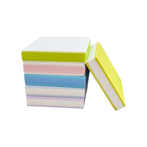 NovaPuff 6 Pcs Multicolor Durable Rubber Carving Blocks, Soft Rubber Blocks Easy to Carve Stamp Making, Perfect DIY Crafting for Printmaking/Scrapbook Painting（2in*2in）