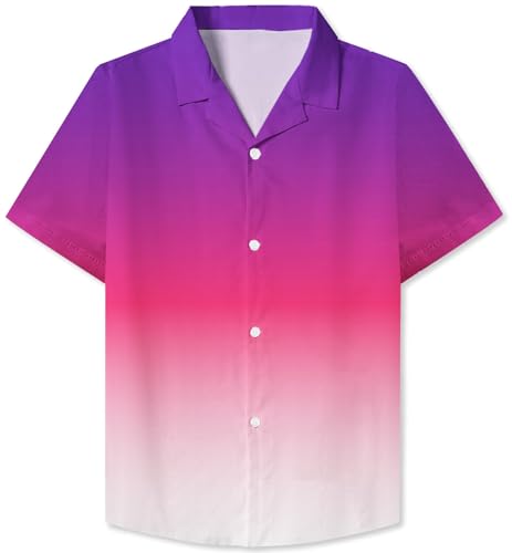 Image of SANGTREE Girls & Women's Hawaiian Shirts Button Down Short Sleeve Floral Tropical Shirt Beach Vacation Blouse Tops