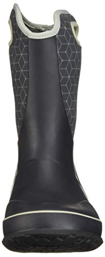 Bogs Kid's Slushie Waterproof Rubber Boys And Girls Snow Boot, Web Geo Print-Dark Blue, 11 M Us Little Kid #TOP1