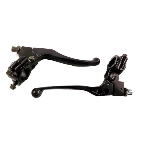 Palanca de freno de motocicleta con manillar 7/8 y tacto ergonómico bilateral 2
