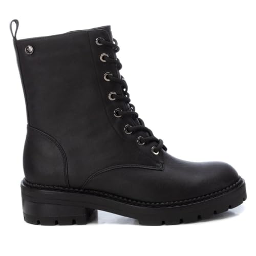 XTI - Botín Mujer Negro - Calzado Cómodo y Versátil - Moda casual - Modelo 14309001 (Talla 39)