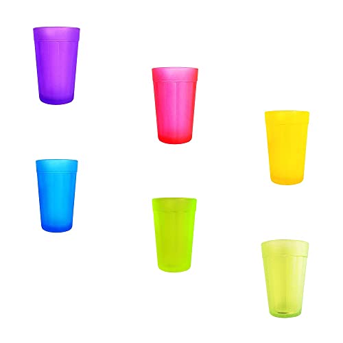 Copo Americano Neon 190ml 6 Unidades - Brilha no Escuro