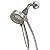Moen Engage Magnetix Spot Resist Brushed Nickel 3.5-Inch Six-Function Eco-Performance Removable Handheld Showerhead with Magnetic Docking System, 26100EPSRN