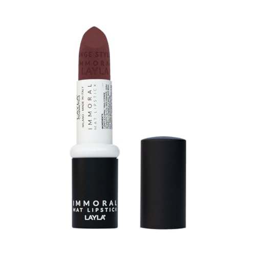 Immoral Mat Lipstick N.7 Expiate : maquillage des lèvres mat pour le bureau et les soirées