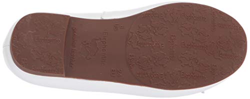 Elephantito Girls' Ballerina Ballet Flat, White 11 Medium Us #TOP3