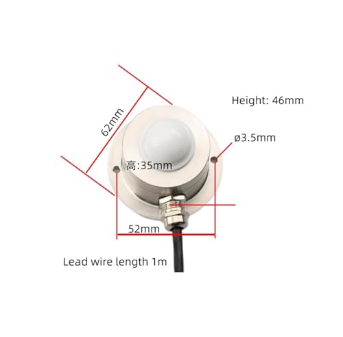 Transmetteur d'éclairage industriel SM9563, cellule en acier inoxydable durable