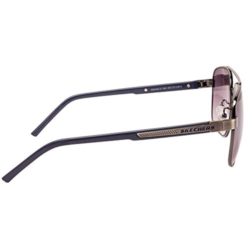 Image of Skechers Men UV Protected Rectangle Sunglasses