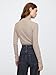 GAP Womens Long Sleeve Brushed Rib Turtle Neck Quail XL