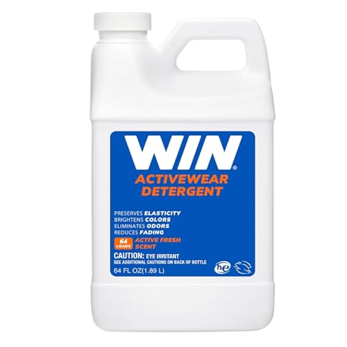 WIN Activewear Detergent - Active Fresh - 64oz Bottle - Sports Detergent for ...