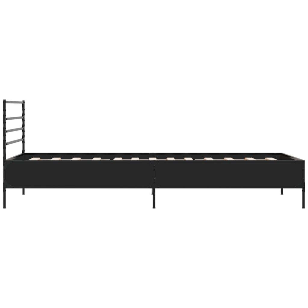 Czarny fotelik dziecięcy 90 x 190 cm, wielowarstwowe drewno i metal