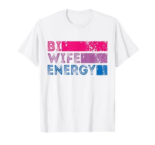 Bi Moglie Energia LGBTQ Maglietta