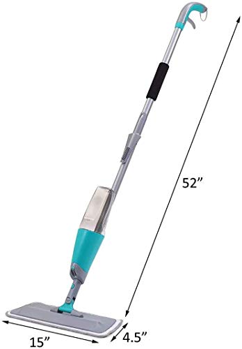 Image of Healthy Spray Mop - Floor Mop with Removable Washable Cleaning Pad and Integrated Water Spray Mechanism (Multicolor)