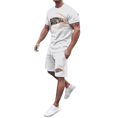 Conjunto hombre verano deporte ligero y comodo con estampado transpirable