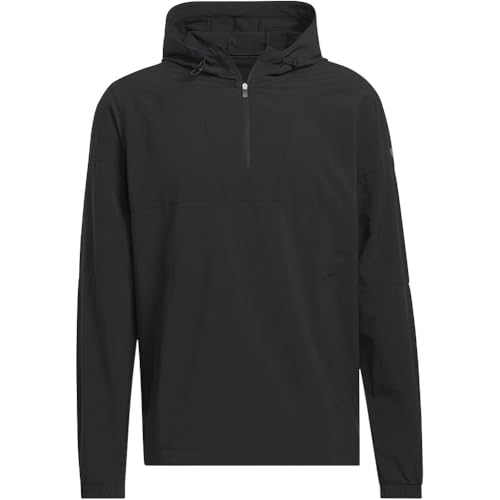adidas Golf Men's Ultimate365 Anorak, Black, Medium