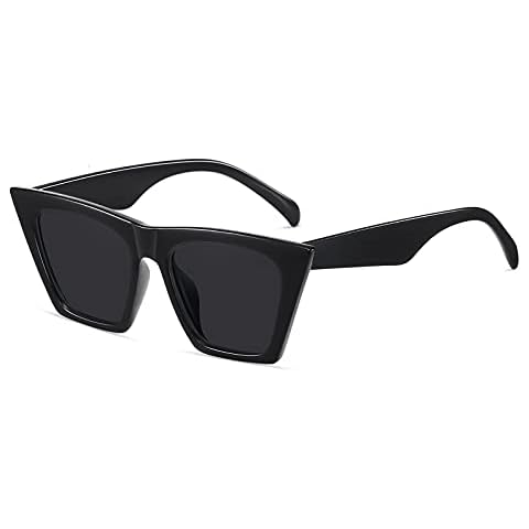 SHEEN KELLY Polarized Flat Top Sunglasses for men women Retro Designer Square Succinct Style sunglasses Clear lens sunglasses UV400 Cover