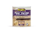 Rustins Floor Varnish Clear 1L Gloss - Fast-Drying Floor Protection for Interior Wood – Easy Application with Tough, Long-Lasting Clear Finish