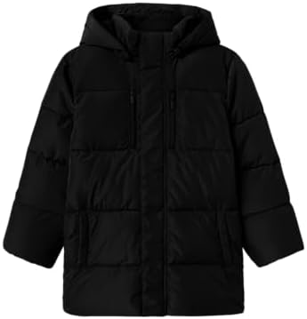 NAME IT Jungen Nkmmedow03 Puffer Jacket Fo Noos, Black, Numeric_158