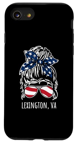 Lexington VA 乱雑なヘアバンリボンサングラスデザイン スマホケース iPhone SE (2020) / 7 / 8 用
