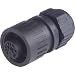 Produktbild Hirschmann 3 LD 934 125-100-1 Rundstecker Kupplung, gerade Serie (Rundsteckverbinder): CA Gesamtpolzahl:, Schwarz