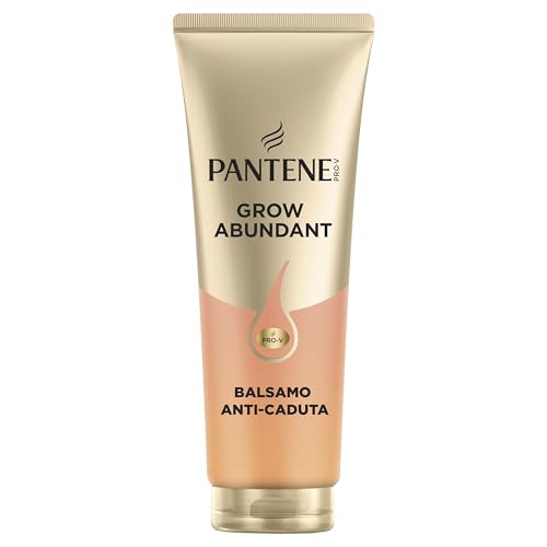 Pantene Grow Abundant Balsamo Anti-Caduta 250ml per Capelli Fini e Deboli, Rende i Capelli 5 Volte Più Forti Aumentando la Loro Resistenza Contro la Rottura, Con 1500mg Pro-V B5 Complex + Aminoacidi