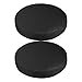 IMIKEYA 2 Pièces Noir Tabouret Rond Couverture Stretch Pouf Couverture Anti-Poussière Tabouret Housse Amovible Lavable Chaise Siège Coussin pour Salle à Manger Chaises De Cuisine 35Cm