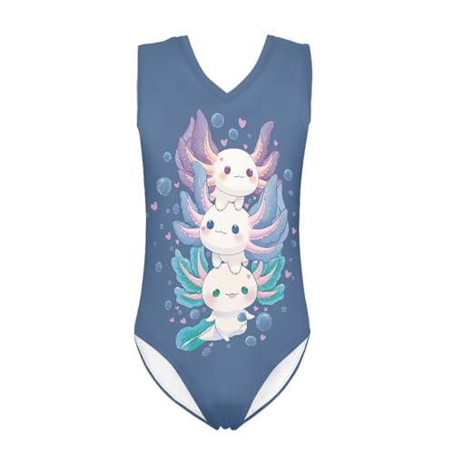 Image of INSTANTARTS Leopard Leotard Girl Gymnastics Toddler Tank Biketards One Piece