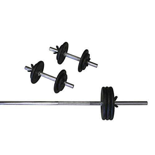 Amber Sports 160-Pound Standard Weight Set