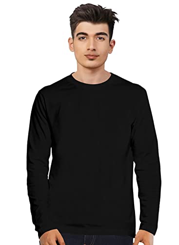 Image of Cricmarket Mens Plain 100% Cotton Round Neck Full Sleeves Multicolour T Shirt. Casual, Trendy, Stylish Tshirts and Tops