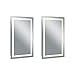 CWI Lighting Abril 49" Rectangle Contemporary Metal LED Mirror in White