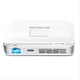 Home Theater Miniature Smart Projector 4K HD DLP Projector 3000 lumens Black(White)