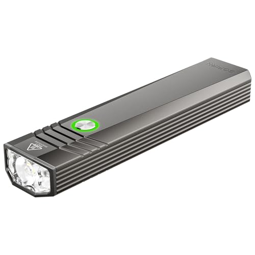 Sofirn ST1 Taschenlampe 1500LM Cyber Design 226M Leuchtweite 5 Lichtmodi Type-C Wiederaufladbar Tragbare Handschlaufe Taschenlampe Led Aufladbar Für Zuhause Spaziergänge Gassigehen Notfälle