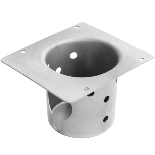 Outspark Upgraded Fire Burn Pot Replacement Parts for Pit Boss Pro Series II 1150 1600 Pellet Grills FirePot for Pit Boss PB1150PS2 PB1150PS3 PB1600PS1 Grills Fire Pit Accessories with Screws