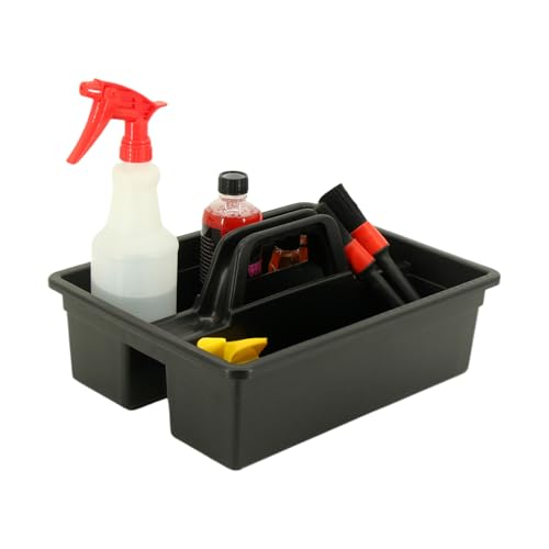 Genérico Organizador de Productos de Limpieza - Cesto Organizador Para Coche Y Limpieza | Para Coche, Jardín, Lavandería, Baño, Lavado de Vehículos y Más - Uso en Hogar, Garaje y Exteriores