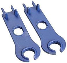 2 peças duráveis MC4 chave inglesa conector MC4 ferramenta de montagem painéis solares fotovoltaicos azul jiont portátil e útil