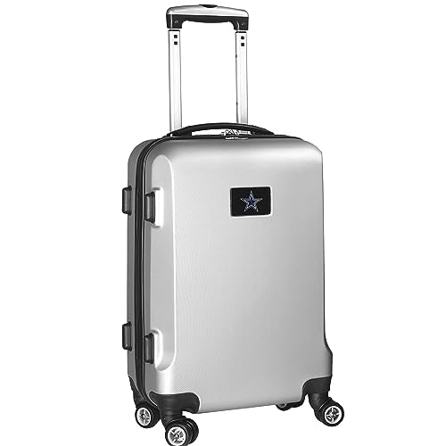 NFL Dallas Cowboys Carry-On Hardcase Luggage Spinner, Silver