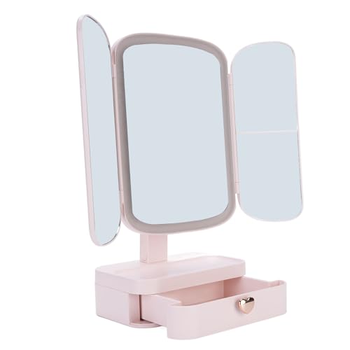 Espejo de Maquillaje Cuadrado LED de Escritorio ZJchao miniatura 2