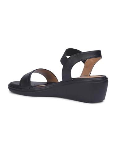 Image of Liberty LDF-22 Women Casual Sandal With PU Upper | PU Sole Sandal For Women | Stylish Wedge Heel Elastic Sandal For Women | Trendy Design Women Sandal