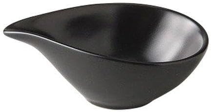 Set of 3, Western Tableware Accessories, Katakuchi Delicacy, Black, 3.6 x 2.1 x 1.4 inches (9.3 x 5.3 x 3.5 cm), Imported, Japanese Tableware, Restaurants, Commercial Utensils, Tableware, Tableware,