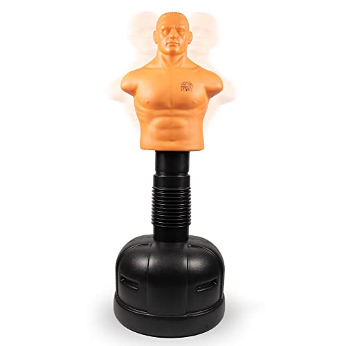 Phoenix Fitness Freestanding Punch Bob Height Adjustable Boxing Dummy Body Opponent for Boxing Kickboxing & MMA Pedestal Punch Bag with Fillable Weighted Base for Target Practice