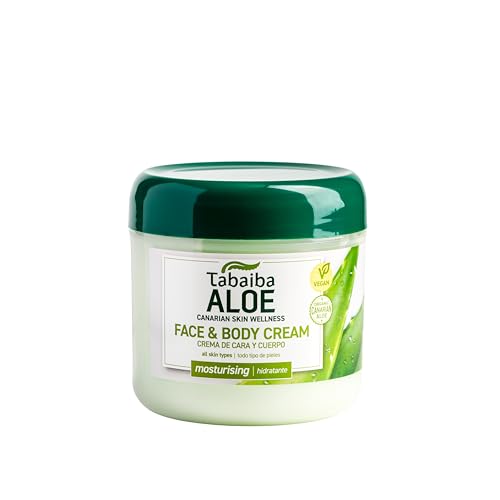 TABAIBA, aloe vera creme. gesicht Gesichtscreme und Körper Aloe Vera Tabaibaloe, frisch, 300 ml