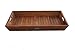 AquaTeak The Original Large Solid Teak Amenities Serving Tray