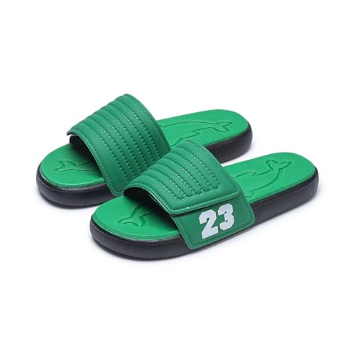 Image of DREAM LAKE Men's Sport Slide Sandals, Flexible Midsole, Casual Beach Slides