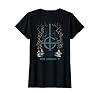 Ghost Throne Front/Back T-Shirt, Women, Black, Medium #1