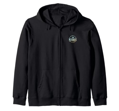 Hendaya Francia - Retro Hendaya Francia Vintage Surf Sudadera con Capucha