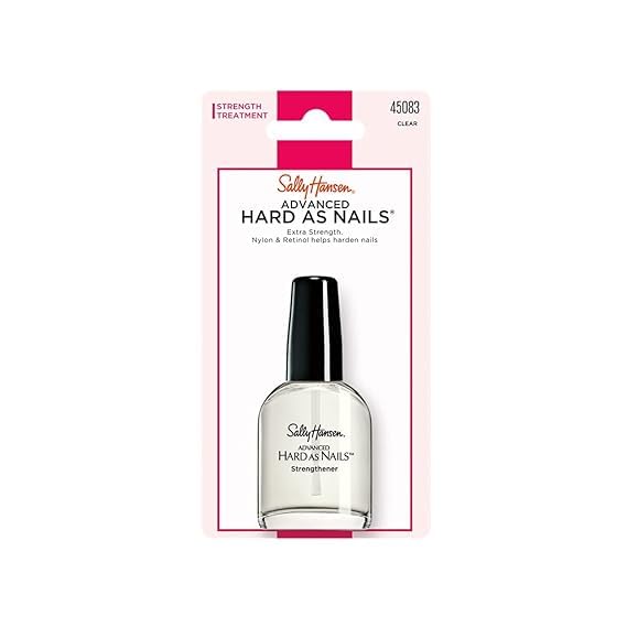 Sally Hansen Hard As Nails®, Top Coat, Nail Strengthener, Nail Protectant