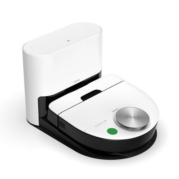 Cozzolinobrico Robot Aspirapolvere Folletto VR7s con Base di svuotamento +Caricabatteria Duale PC7 +Asta per stazione di ricarica ST7